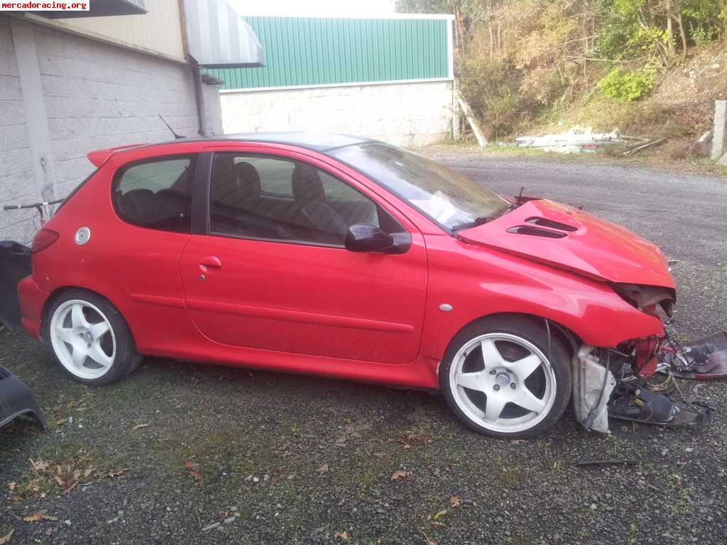 Peugeot 206 gti siniestro