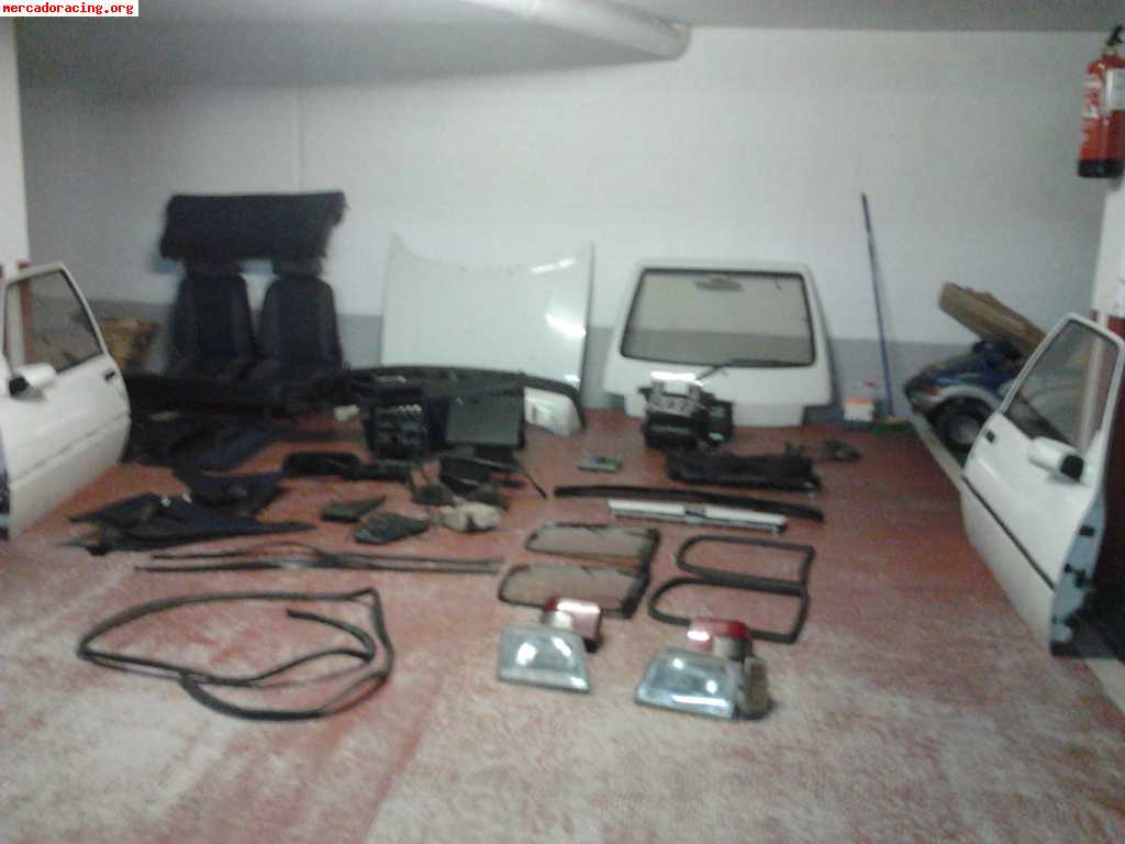 Despiece completo de peugeot 205 1.8d 3 puertas para rallye 