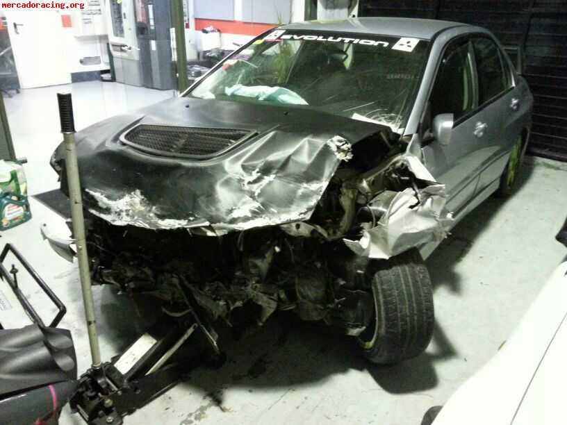 Venta de siniestro mitsubishi lancer evolution viii