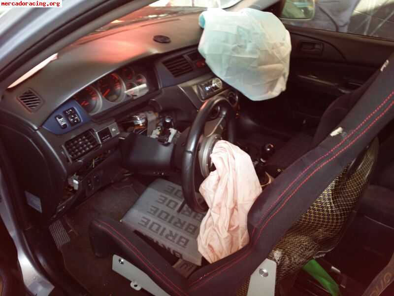 Venta de siniestro mitsubishi lancer evolution viii