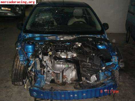 Mg zs coche accidentado