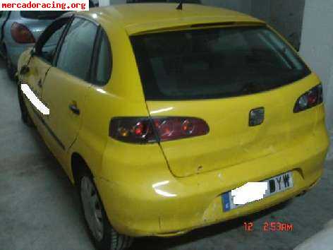 Seat ibiza 1.4 tdi coche con golpe