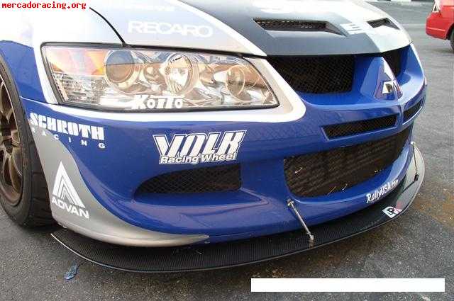 Front splitter y cubre carter evolution 8 y 9