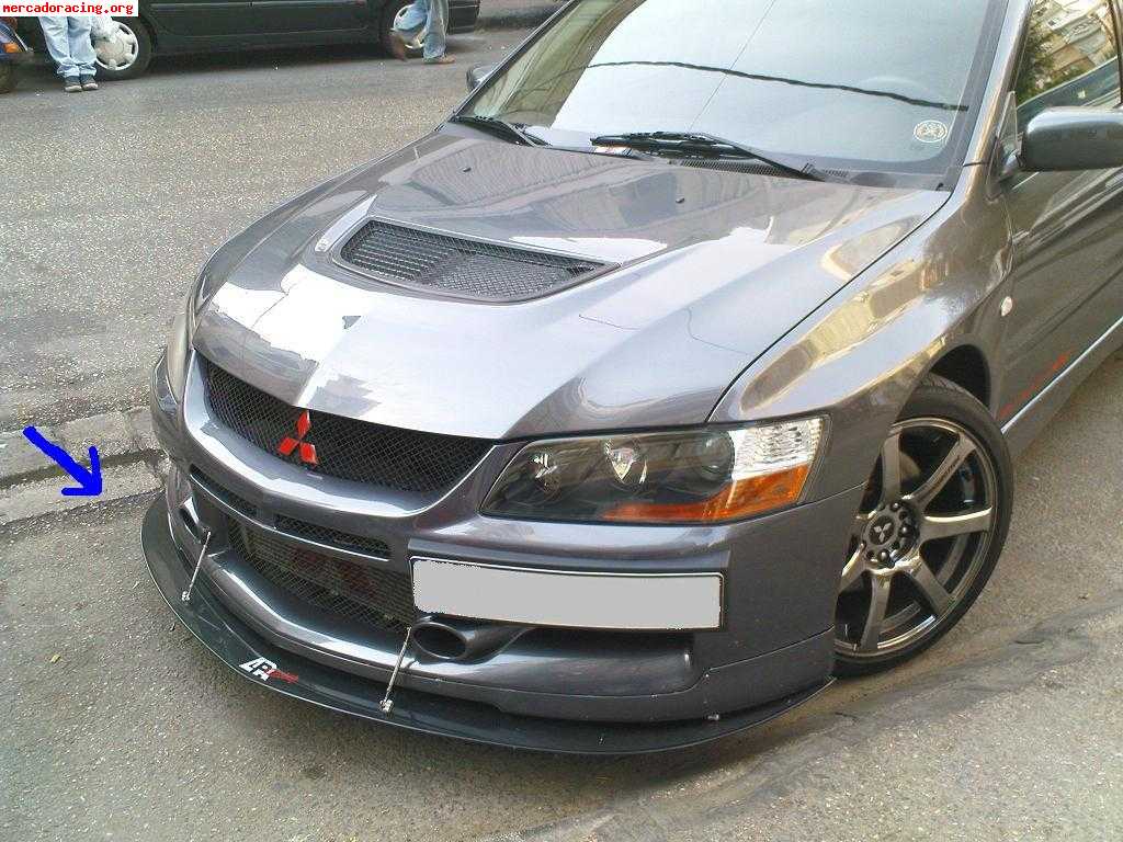 Front splitter y cubre carter evolution 8 y 9