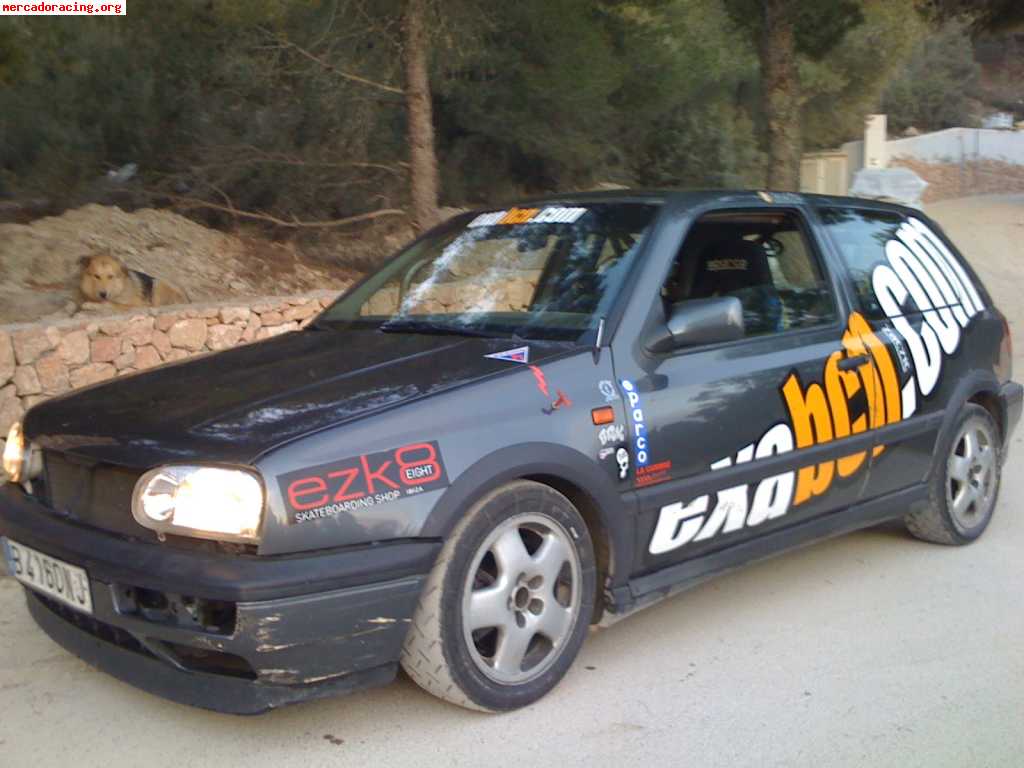 Vendo golf 3 gti. 2.0 preparado rallyes