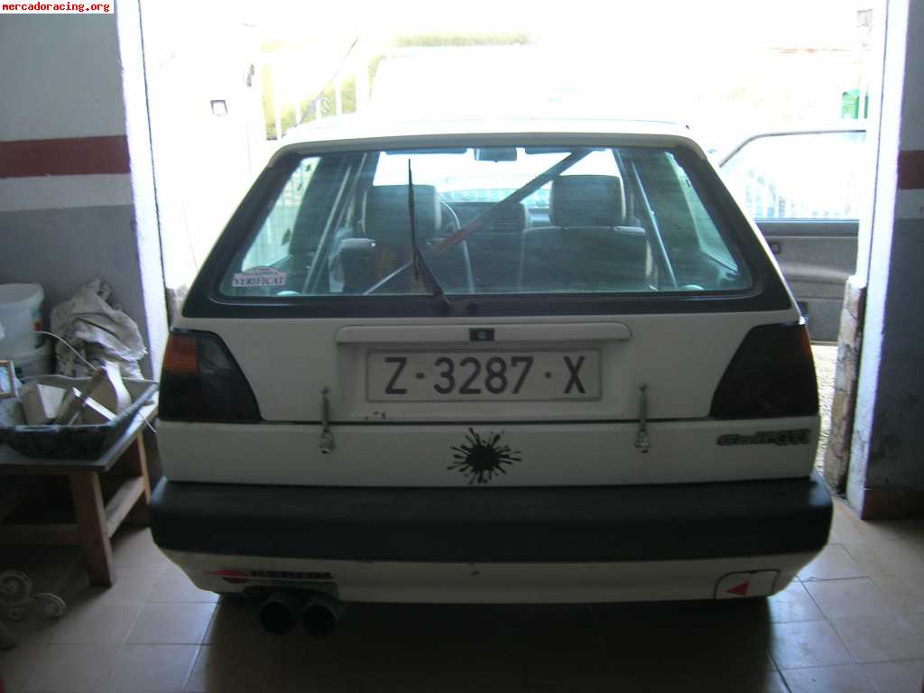 Vendo golf gti ii dado de baja temporal. barras. suspensione