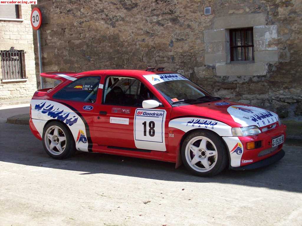 Escort cosworth grupo a,con solo un rallysprint