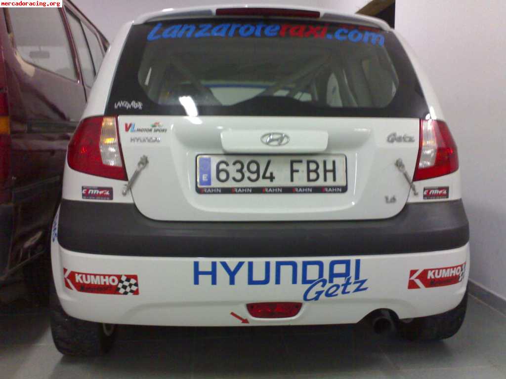 Vendo o alquilo hyundai getz de la copa de rallies de canari