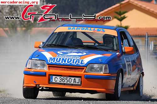 Opel kadett gsi montado para rallyes todo nuevo