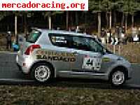 Swift de la copa nacional de rallyes