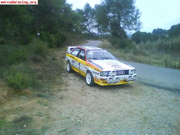 Audi ur quattro replica walter rohll regularidad