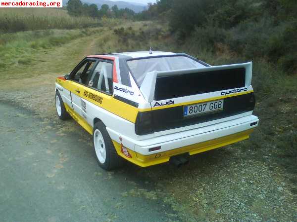 Audi ur quattro replica walter rohll regularidad
