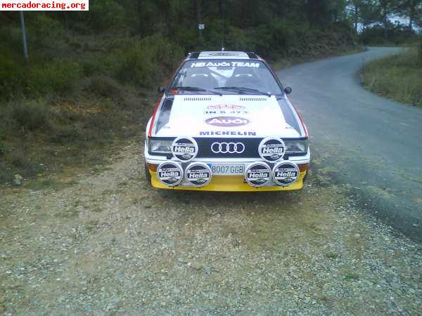 Audi ur quattro replica walter rohll regularidad