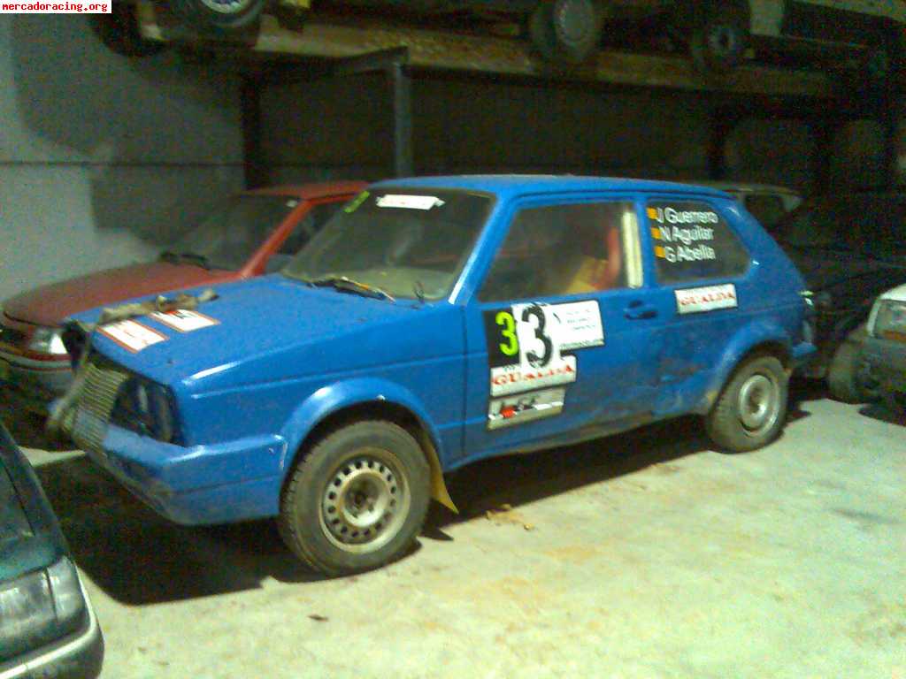 Vendo golf mk1 gti 1800 16v (autocros) 800€