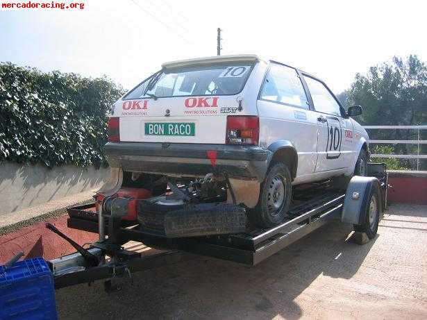 Se vende coche autocross seat ibiza 1500 sxi + remolque