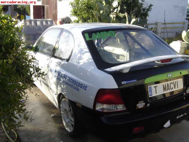 Vendo hyundai accente copa 1.600cc con mejoras