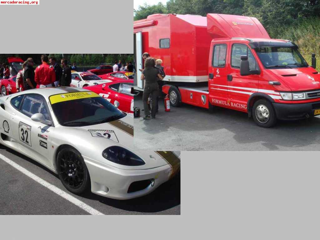 Ferrari f430 challenge   trailer de transporte  