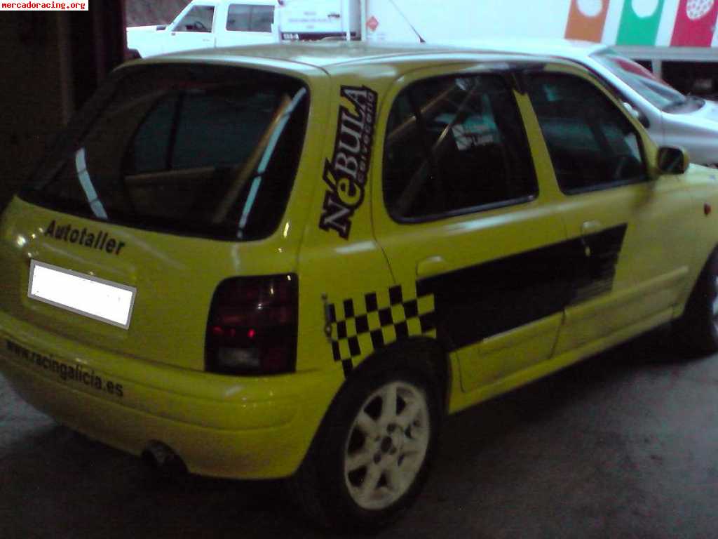 Nissan micra rallye listo para correr