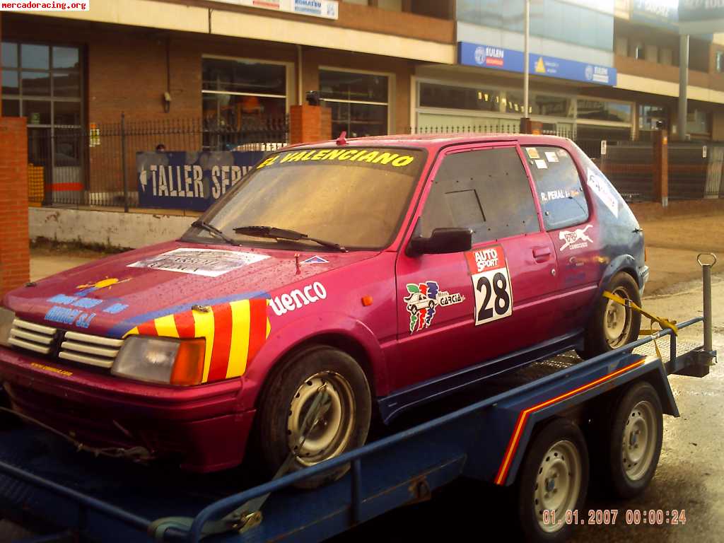 205 rally listo para correr 2200