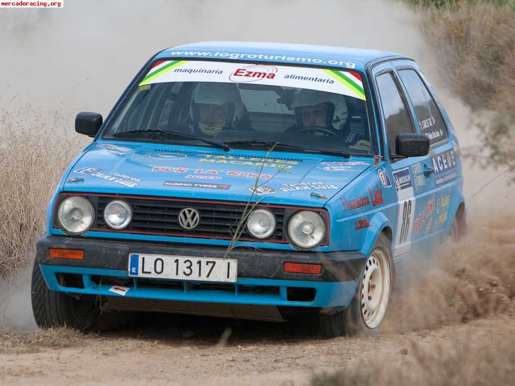 Vendo golf gti 16v  campeon de la rioja de rallys de tierra