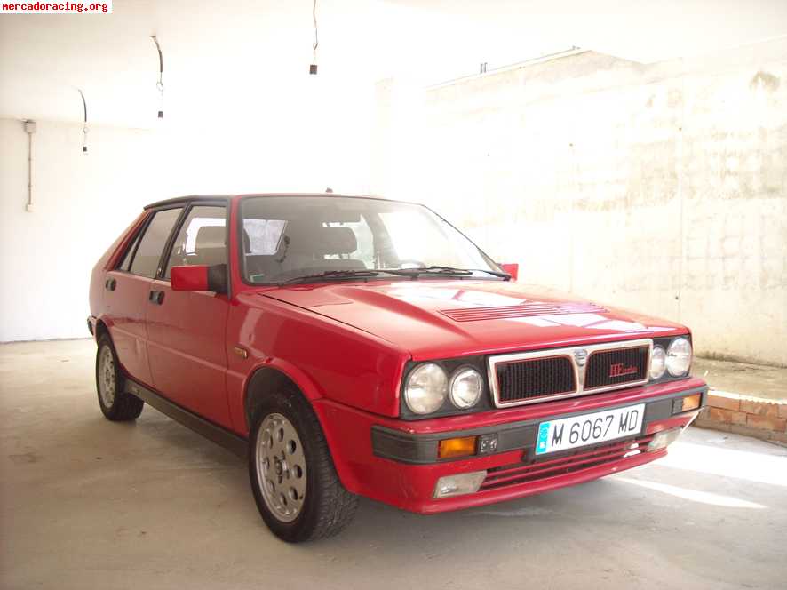 Lancia hf turbo 1.6  rojo