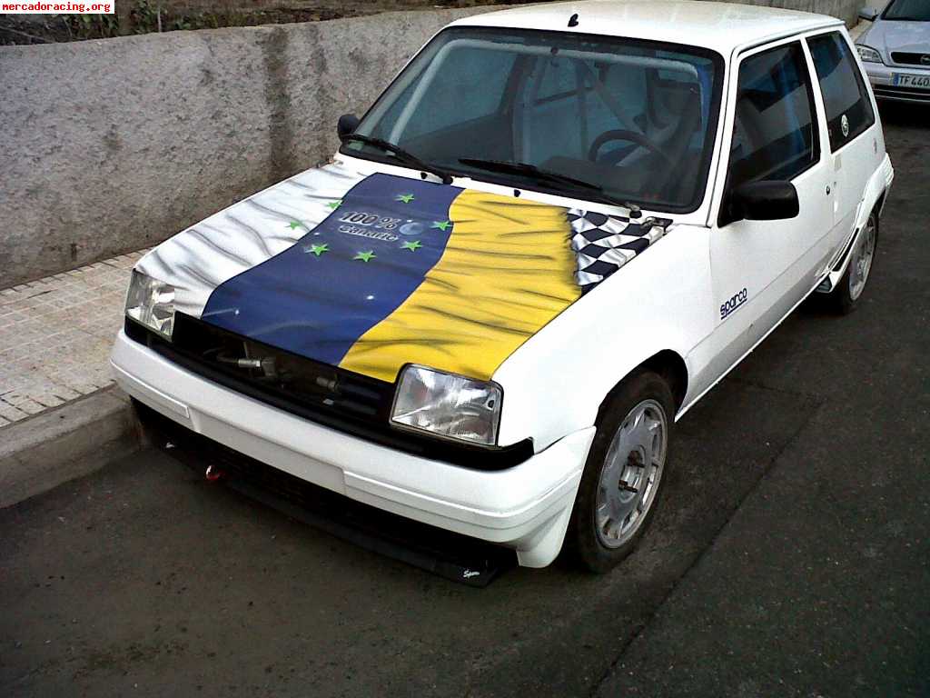 Renault 5 copa turbo fase 2 de carreras en tenerife