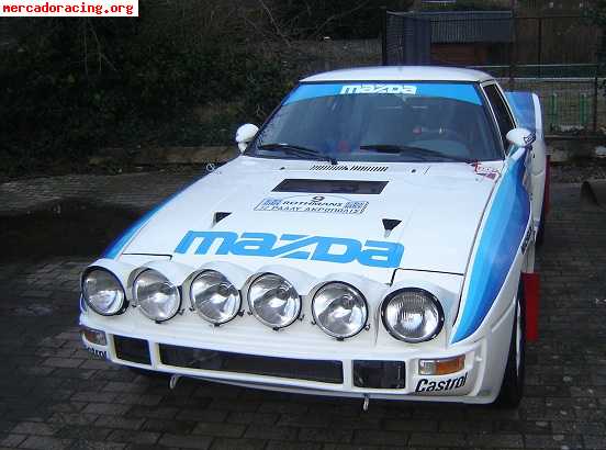 Mazda rx-7 group b historic rally car