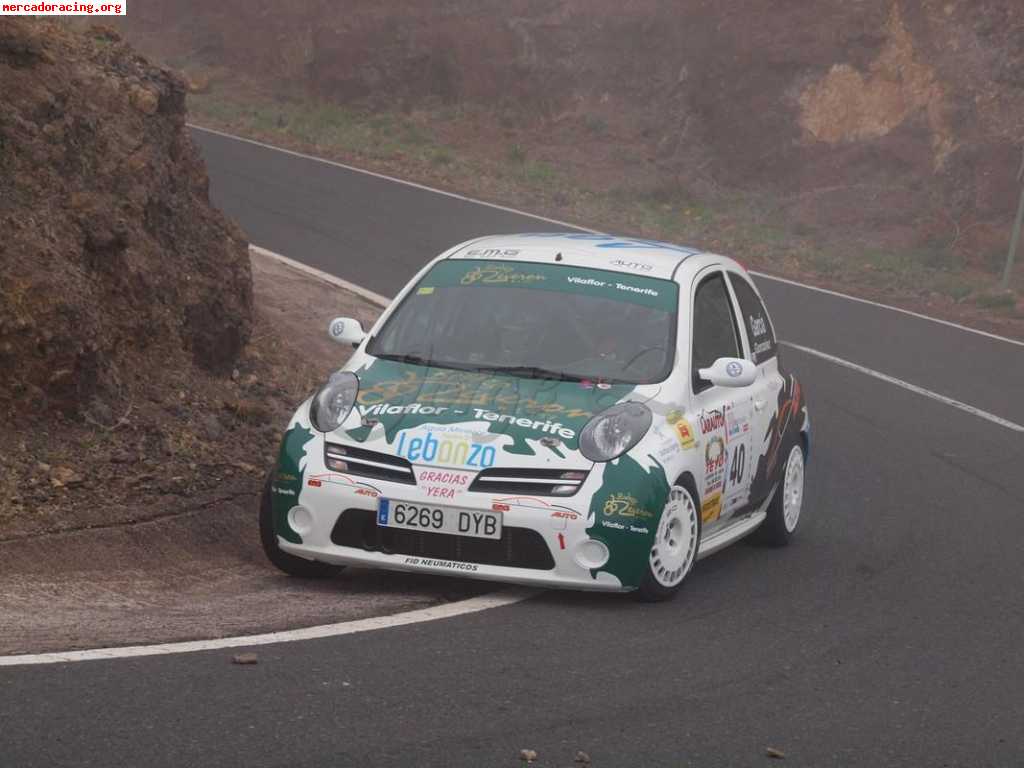 Nissan micra 160 sr coche campeón trofeo promoción de teneri