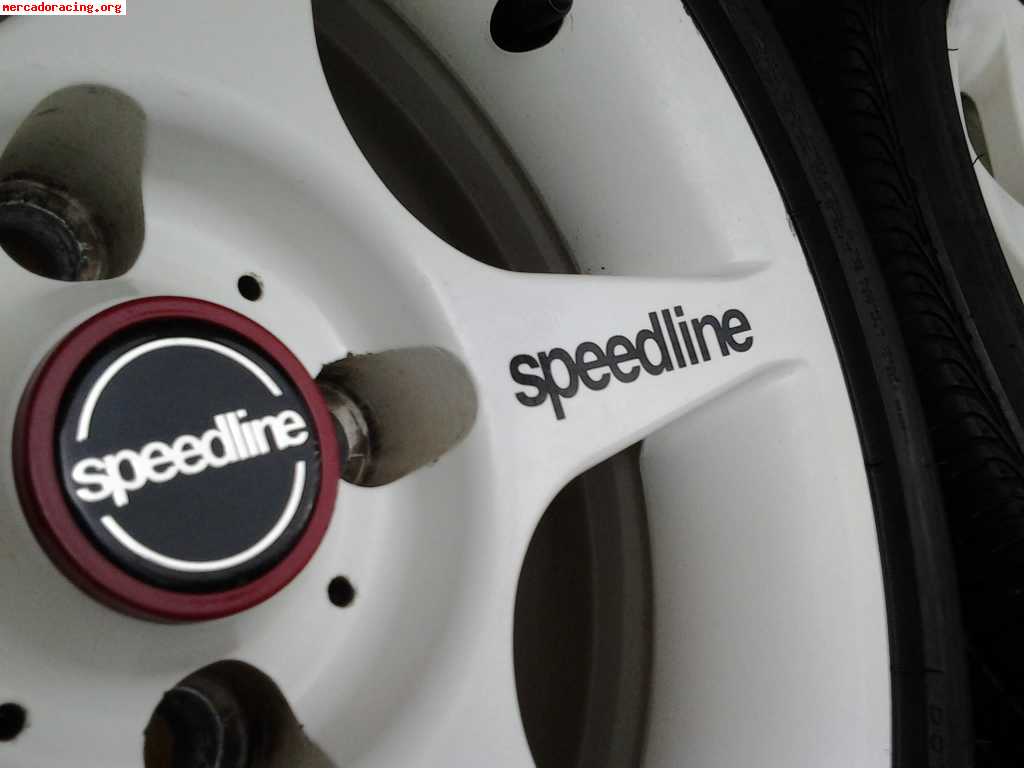 Speedline 15 pulgadas psa 4x108 gomas seminuevas