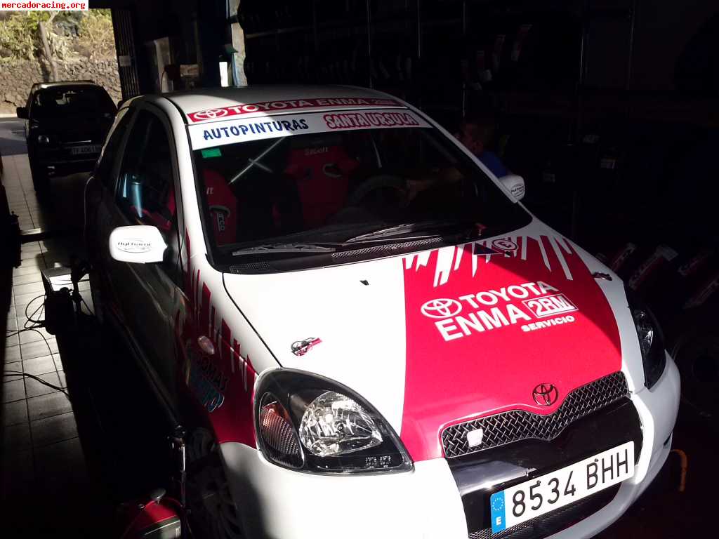 Toyota yaris de la copa canaria enma 2rm