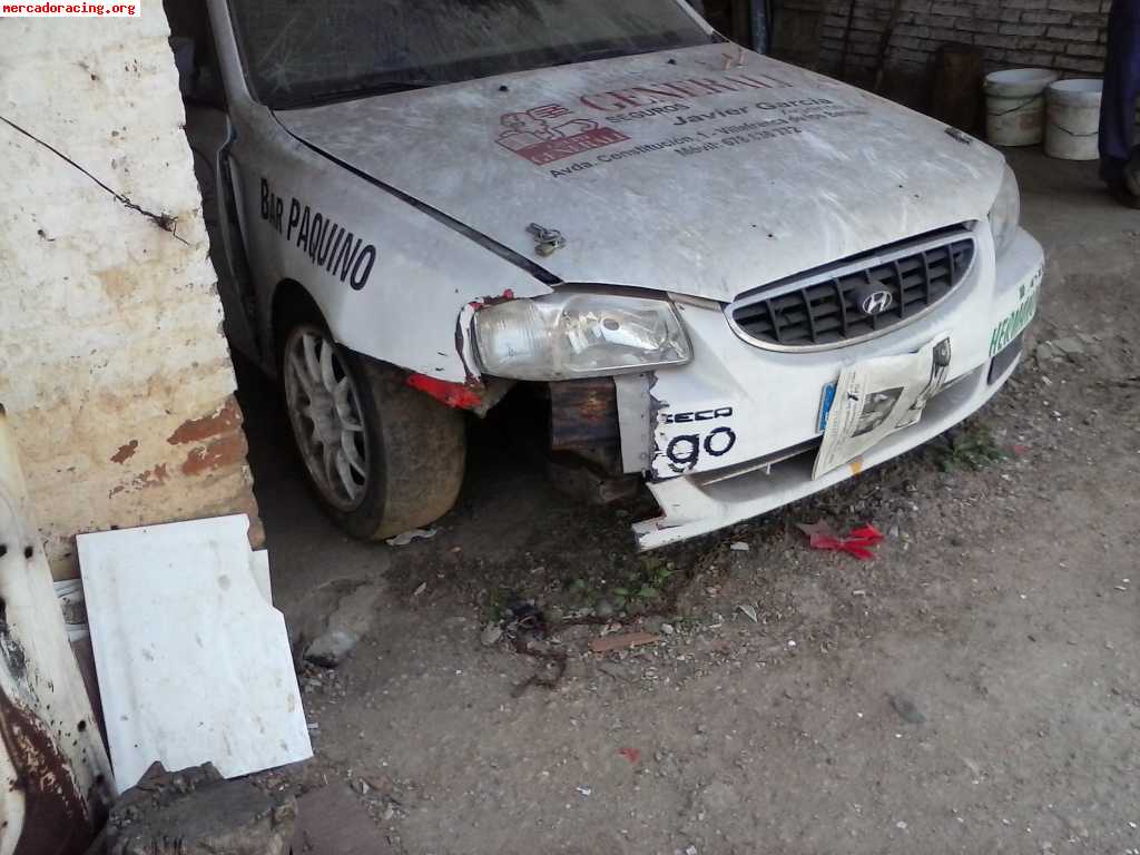 Se vende hyundai accent copa 1.6 16v con siniestro y alfa ro