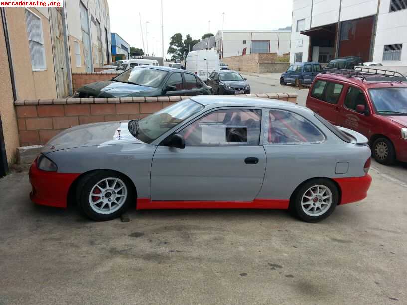 Vendo hyundai accent fase1 f2000 con itv de rally antigua 