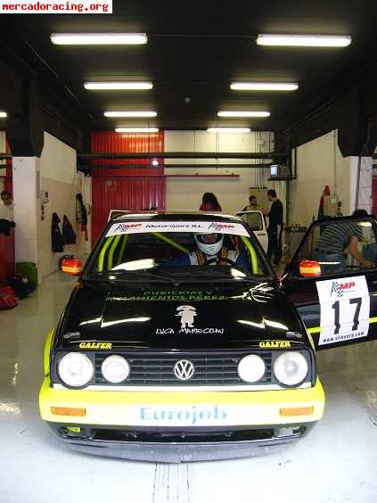 Volkswagen mk2 copa doga con documentacion de rallys.