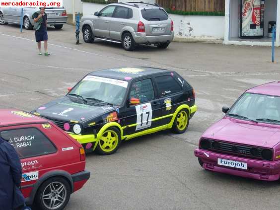 Volkswagen mk2 copa doga con documentacion de rallys.