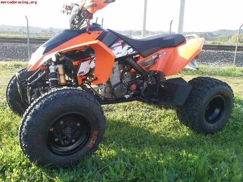 Quad ktm xc 450, cambio por coche de rallyes.