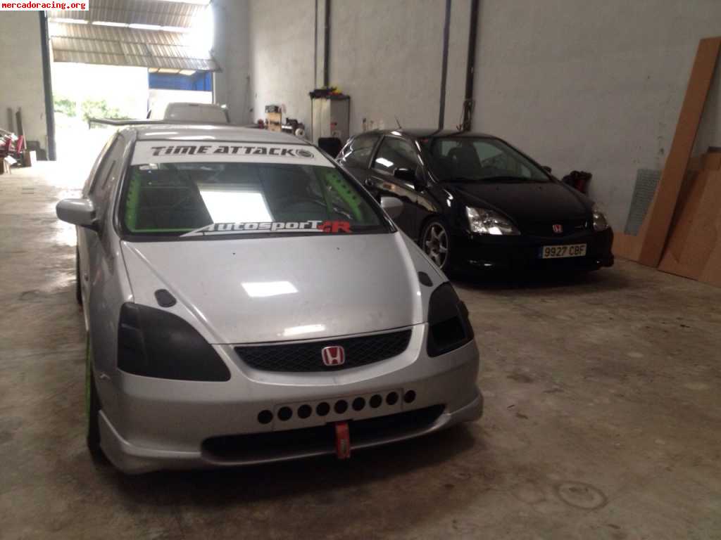 Vendo honda civic type r ep3 de circuito motor k24