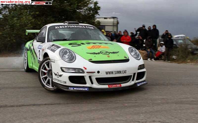 Porsche 997 gt3 rally campeón asfalto cataluña 2014