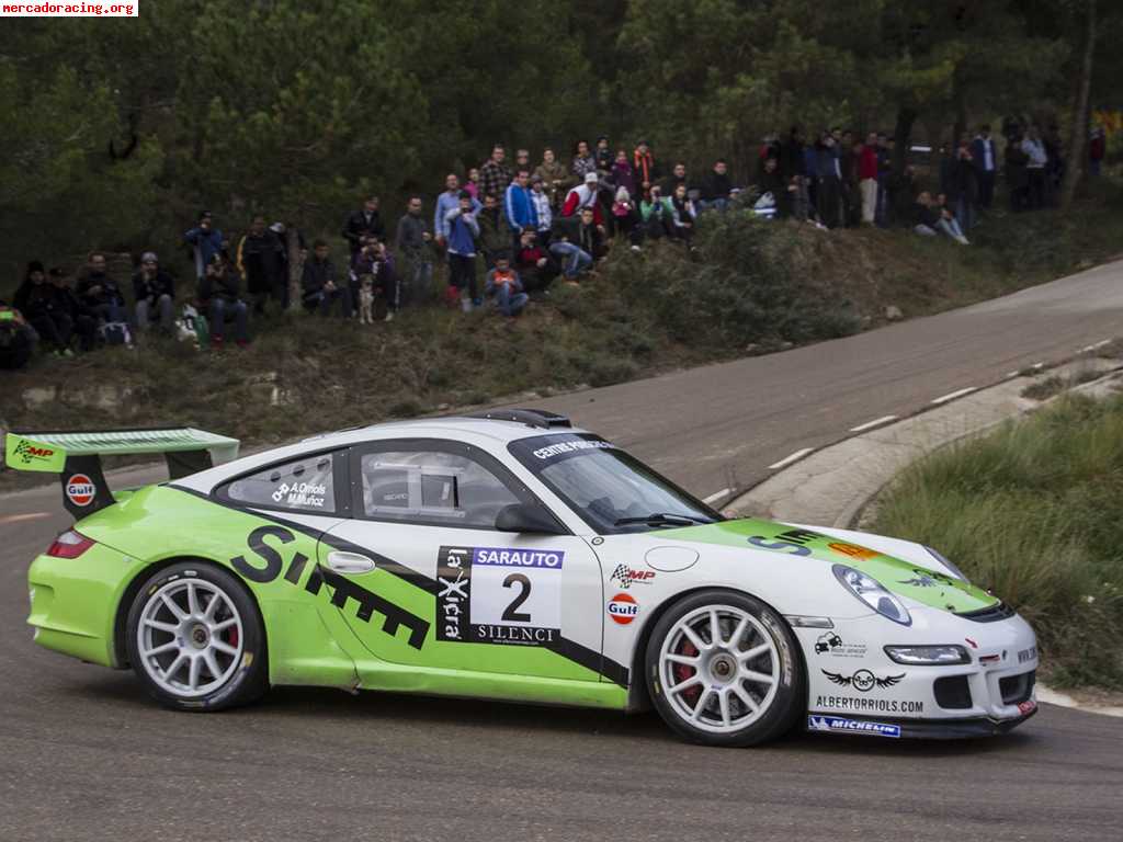 Porsche 997 gt3 rally campeón asfalto cataluña 2014