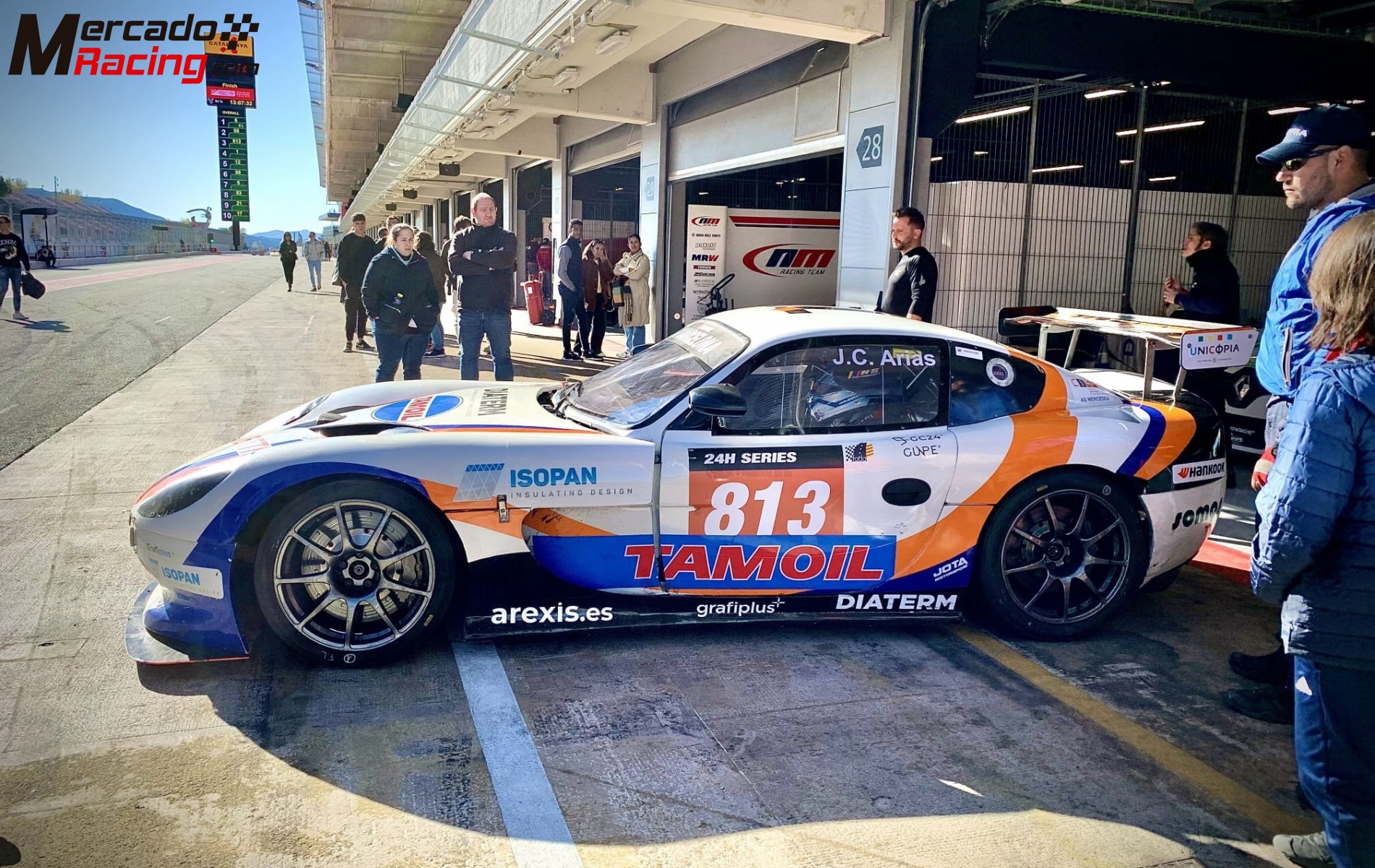 Ginetta g50 gt4 listo para correr