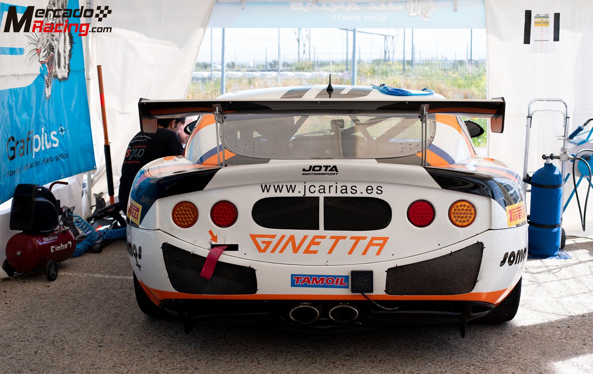 Ginetta g50 gt4 listo para correr