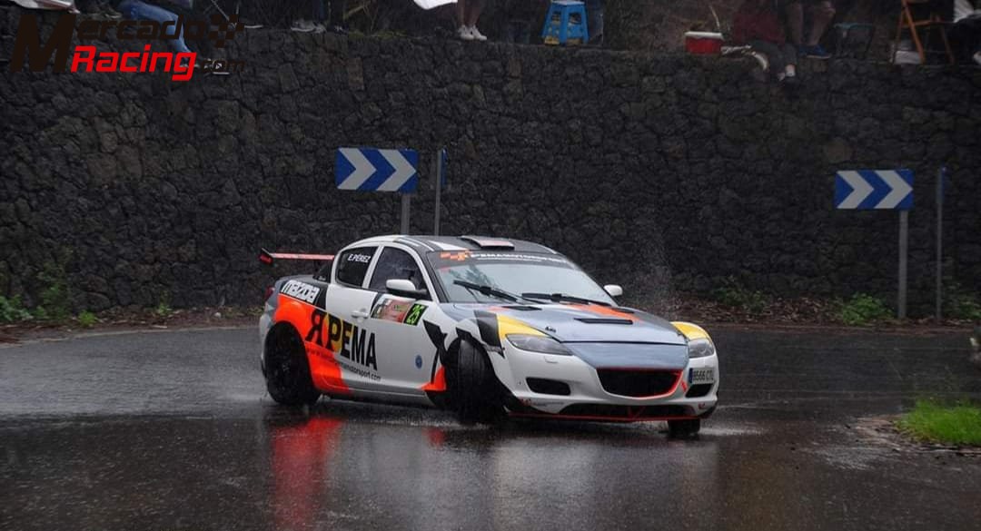 2 mazda rx8, uno de rallys y otro de calle