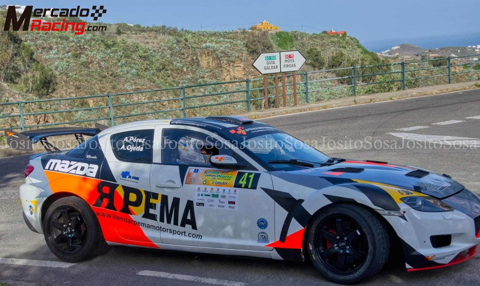 2 mazda rx8, uno de rallys y otro de calle