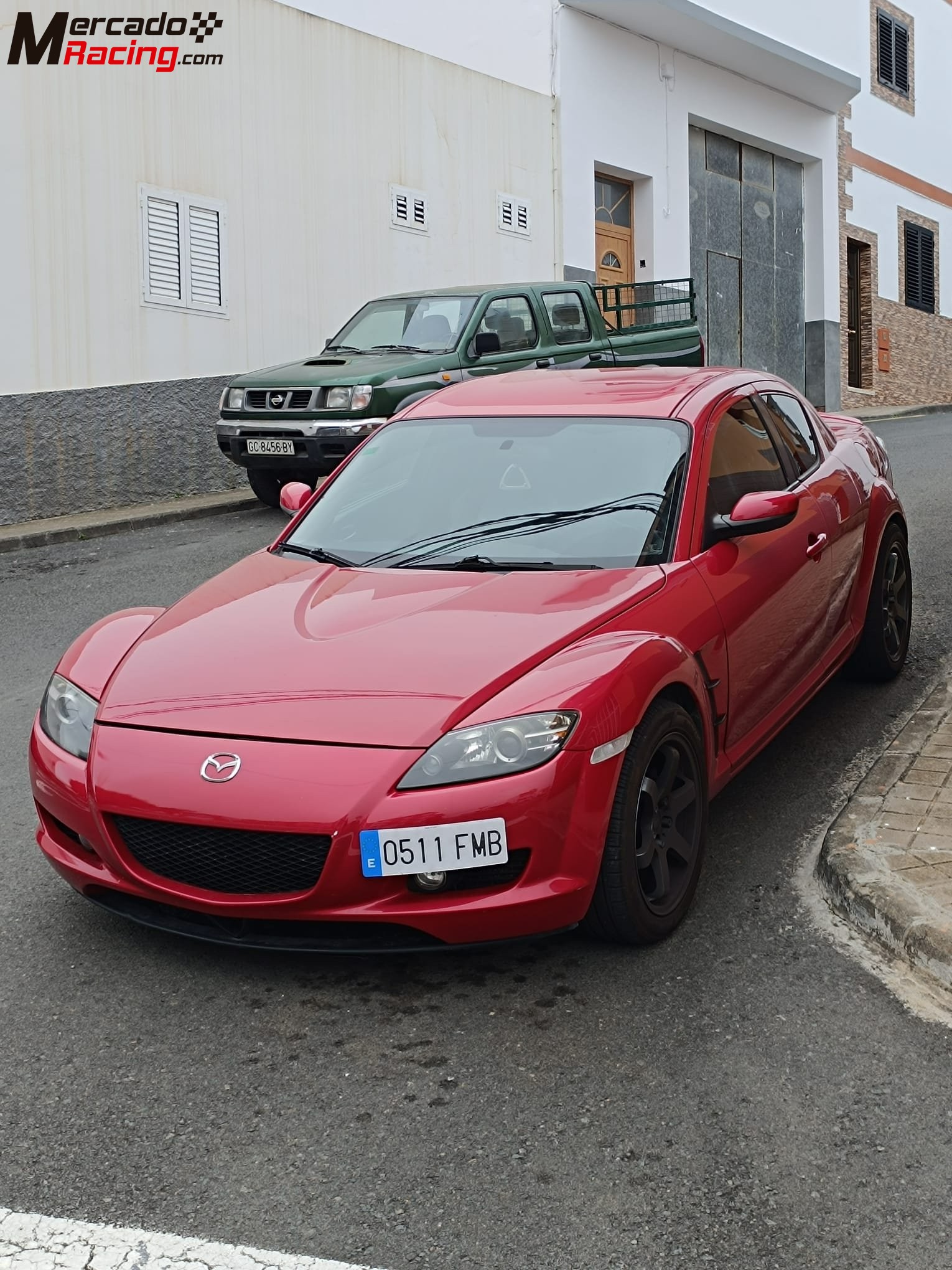 2 mazda rx8, uno de rallys y otro de calle