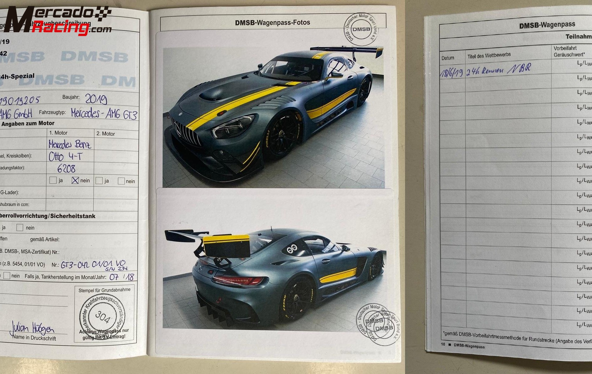 Mercedes amg gt3 evo