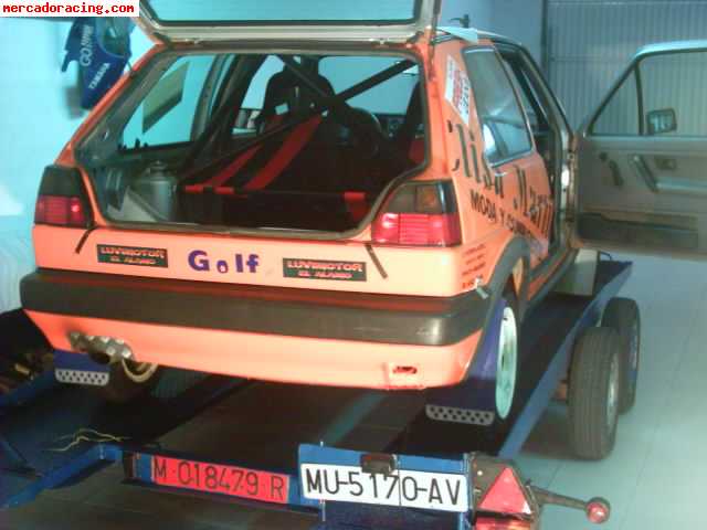 Golf gti ii 16v de tierra mas otro de calle mas remolque dos