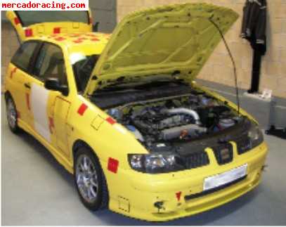 Se vende:ibiza cupra + furgoneta peugeot + carro portacoches