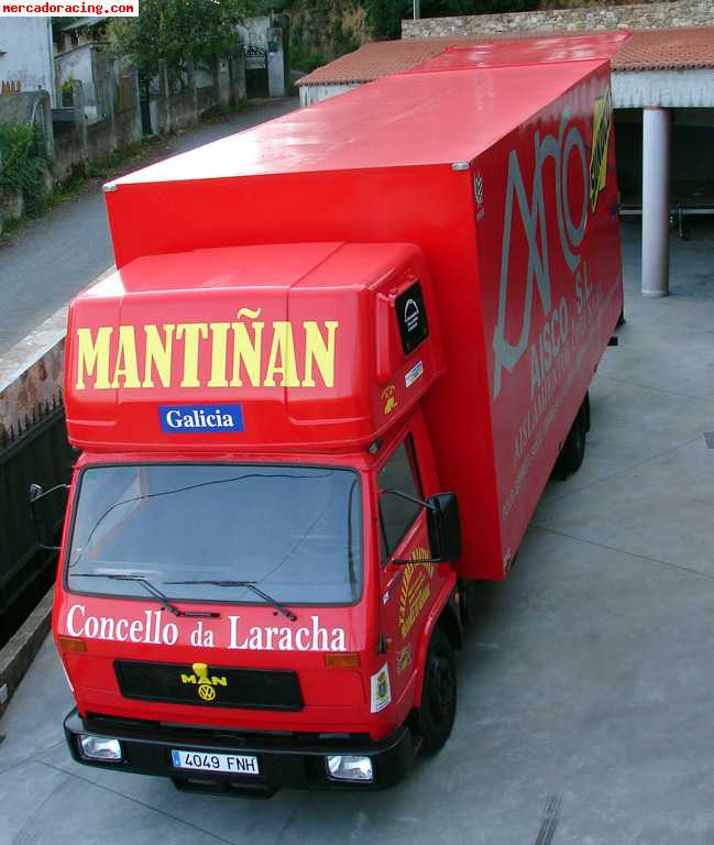 Camion man, taller y transporte vehiculos competicion