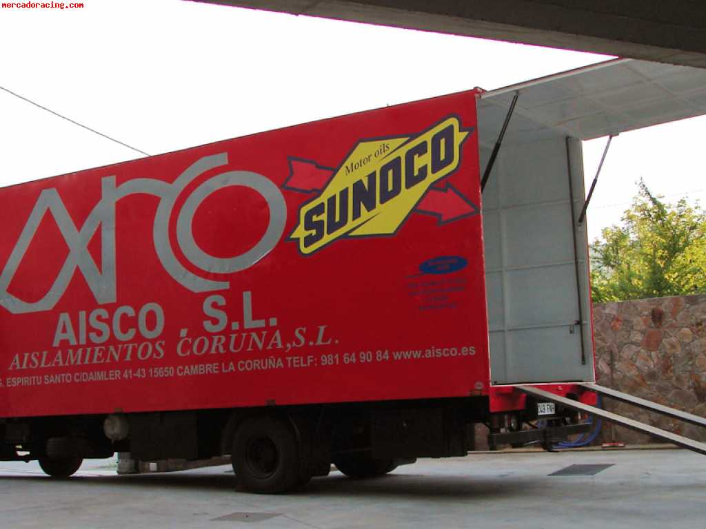 Camion man, taller y transporte vehiculos competicion