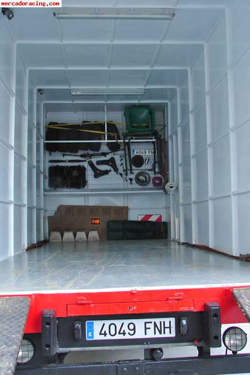 Camion man, taller y transporte vehiculos competicion