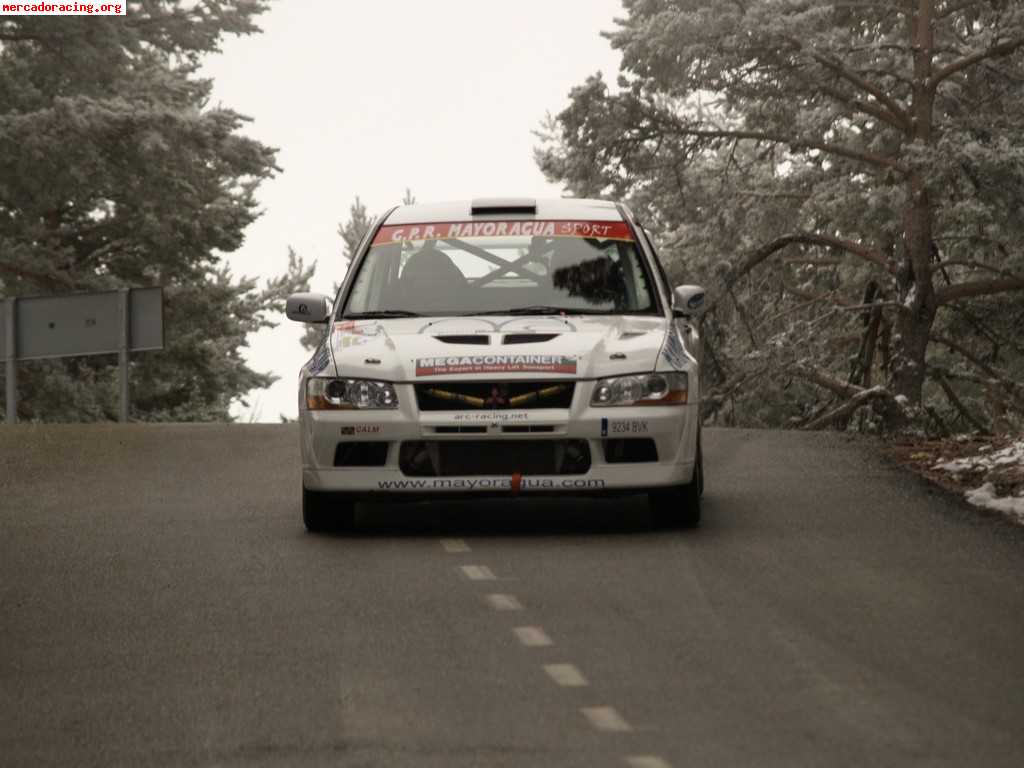 Mitsubishi lancer evo 7, campeon madrileño de rallyes 2007